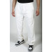 Fitilli Baggy Jogger Pantolon Beyaz