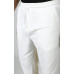 Fitilli Baggy Jogger Pantolon Beyaz