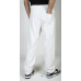Fitilli Baggy Jogger Pantolon Beyaz